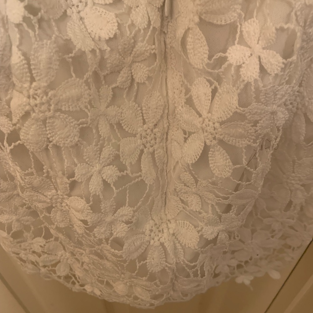 Fashion Nova White Romper L